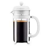 Bodum 1908-913 Java Kaffeebereiter, 8 Tassen, 1 L, Mehrlagig, weiß, 10,6 x 16,3 x 24,5 cm