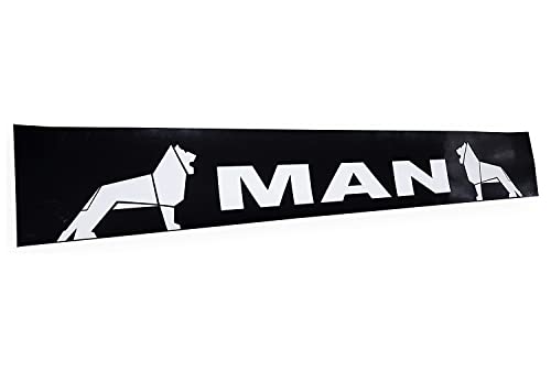 LKW Lange Heckschürze für MAN Truck Anhänger Auflieger Hartgummi Schmutzfänger 240x35cm Schwarz