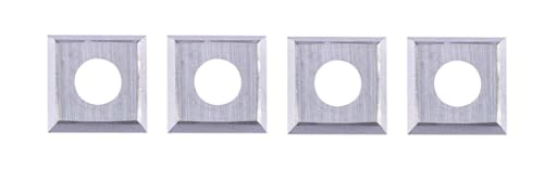 Scheppach Wendemesser-Set 4-tlg. | passend für Scheppach Lackfräse LFR720 | Ersatzmesser | Fräsmesser | Wechselmesser | Abmessungen: 14 x 14 mm