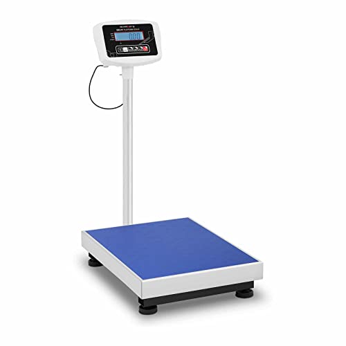 Steinberg Systems SBS-PF-150 Plattformwaage 150 kg Aufteilung 50 g Wiegefläche 60 x 45 cm LCD-Display LCD Bodenwaage Industriewaage Digitalwaage