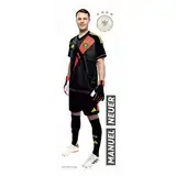 K&L Wall Art DFB Wandsticker Deutsche Nationalmannschaft Wandtattoo Fußballspieler Logo Fußball Trikot - Offizielles Lizenzprodukt (Neuer, 48x140 cm, DFB)