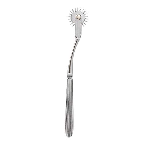 Fesjoy Medizinische Diagnose Reflex Hammer Edelstahl Pin Rad Getriebe Roller Wartenberg Wheel Pinwheel Medizinisch