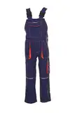 Planam Junior Kinder Latzhose Marine orange Modell 6121 Größe 98-104