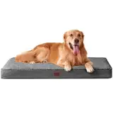 EHEYCIGA Orthopädisches Hundebett Grosse Hunde XL, Hundekissen Waschbar Flauschig, Hundematte Hundematratze mit Abnehmbarem Deckel für Kiste