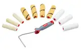 ProDec PRRF005 Mini-Farbroller mit Bügeln, 10,2 cm, verschiedene Farben, 11-teilig