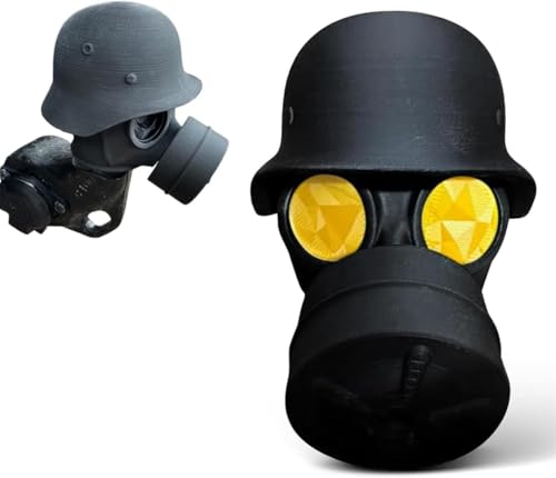 Abdeckkappe für Anhängerkupplung, lustige Gasmaske Helm Anhängerkupplung Abdeckung, Schutzkappe Anhängerkupplung Abdeckungen, langlebiger Schutz Staubkappen, Auto Dekoration Zubehör für