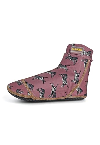 Duukies - Mädchen UV-Strandsocken - Zebra Raspberry - Himbeere