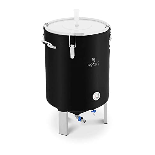 Royal Catering RCBM-60ICF Fermenter 60 l 0-40 °C Edelstahl mit Isoliermantel Gärkessel Fermentierkessel