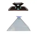 Christol 3D Projektion 3D Hologramm Projektor Pyramide mobiles Smartphone Hologramm 3D holografische Präsentationsständer Projektor universell