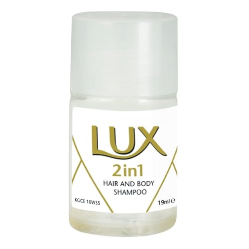 Lux Professional, 2in1 Duschgel und Shampoo, Körperpflege für Hotel & Pension, Hotelpackung 50 x 19 ml (Mini)