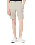 MERAKI Herren Shorts Cotton Slim Fit Cargo POETME005, Gr. 52 (Herstellergröße: L), Beige (Sand)