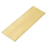 OLYCRAFT 50x154mm Messingplatten Rechteckiges Messingblech 3mm Dickes Korrosionsbeständig Goldmessingblech Messingblechmaterial Blankes Metallblech Für Metallstanzmodelle Heimwerkerarbeiten