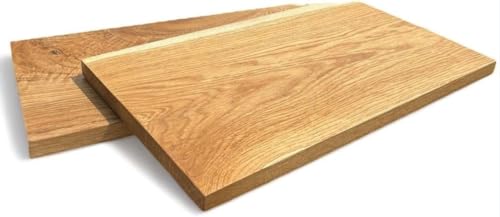 Fensterbank in Eiche massiv, mit farblosem Öl veredelt, Stärke 2,5cm, gerade, Holzbrettung, Eichenbrett, Treppenhaus, Holzpaneel (Eiche 60x25cm)