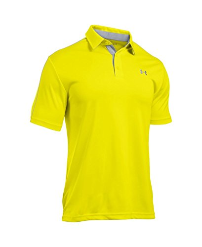 Under Armour Tech Polo - Men's (Small, Yellow)