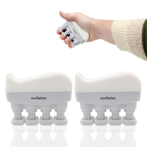 FISHTEC - Satz von 2 Übungen für Hände und Finger - Fingerverstärker - Trainings- und Übungswerkzeug - Muskel- und Bandarbeit Rehabilitation - Ausdauer von 2 bis 5 kg - Gesundheitshilfe