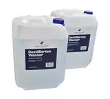 Generisch Destilliertes Wasser 20 Liter, 2 x 10L Kanister mit integriertem Einfüllstutzen