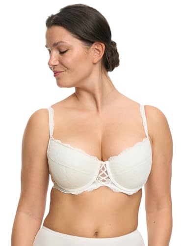 Susa Damen Wiesn-zauber Push-Up-BH, Ivory, 70A EU