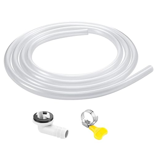 AC-Ablaufschlauch – Tragbares auslaufsicheres AC-Ablaufschlauch-Set – AC-Ablaufschlauch-Ablaufrohr-Ersatz mit Schlauchanschluss und Klemme, Klimaanlagenteile