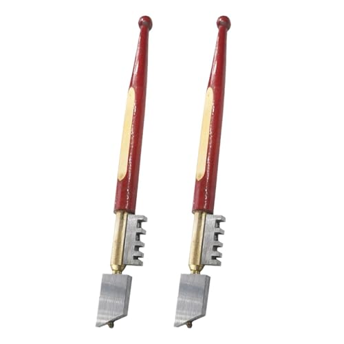2 Stück Glasschneider, Glasschneider, Fensterglas-Schneidwerkzeug, Haushaltsglasmesser, Hardware-Werkzeuge