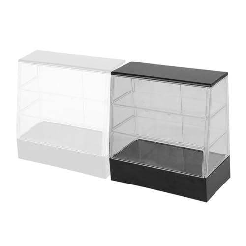 OATIPHO 2stücke Miniatur Puppenhaus Kuchenlagerung Schrank Eleganter Detaillierter Backwarenständer Aus Sicherem Für Kreative Arrangements Ihrem Puppenhaus