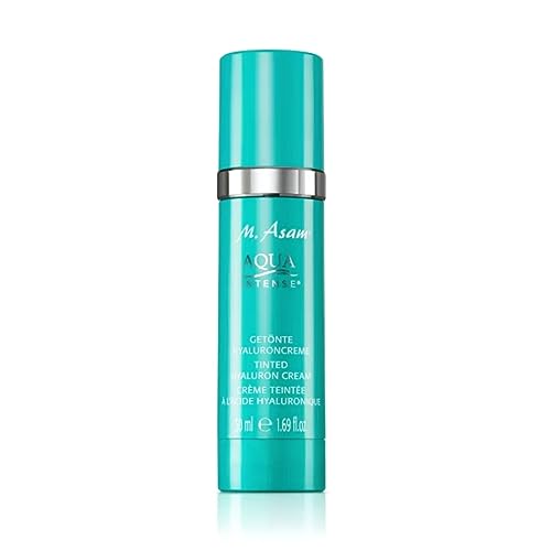 M. Asam AQUA INTENSE getönte Hyaluroncreme (50ml) – Gesichtscreme für einen natürlichen Teint, Falten werden optisch aufgepolstert & Unebenheiten kaschiert, versorgt die Haut mit Feuchtigkeit