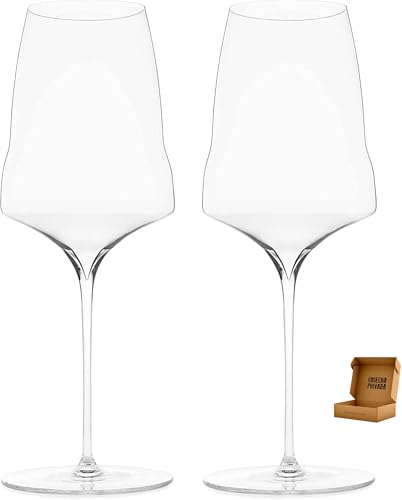 Josephine Universal-Gläser, 2 Stück, Nr. 2, Versand 24 Stunden, Josephinenhütte, handgefertigt, Set mit 2 Stück, elegante Geschenkgläser, feiner, widerstandsfähiger Krital (Nº2), Versand in