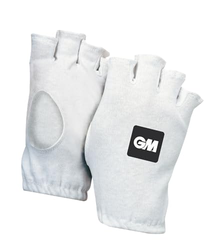 GM Gunn & Moore Fingerlose Cricket-Innenhandschuhe aus Baumwolle., Herren