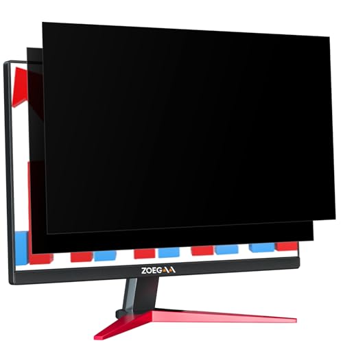 ZOEGAA 2 Stück Blickschutzfilter 27 Zoll Monitor 16:9 Entwickelt und Produziert Fabrik,Abnehmbar und Anti-Blaulicht Sichtschutzfolie 27 Zoll Monitor für 27" HP Dell Acer Asus Samsung Lenovo