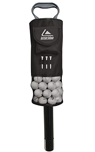 Longridge Golf Shag Ball Tasche Deluxe, Schwarz