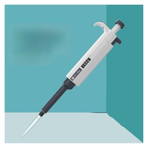 Pipette, Mikropipette Labor Automatische Pipette Digitale einstellbare Kunststoffpipette Chemielaborausrüstung mit Pipettenspitzen,Pumpe arbeiten leise(Noir)