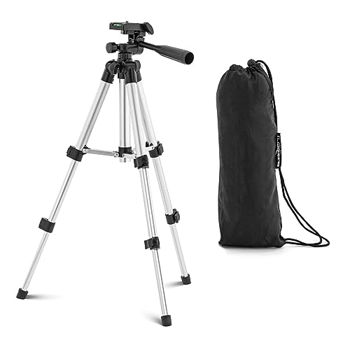 Steinberg Systems SBS-TRIPOD-107 Stativ 272-602 mm Gewinde 1/4" Tripod Universalstativ, Fotokamera, Videokamera, Kreuzlinienlaser, Handy Stativ