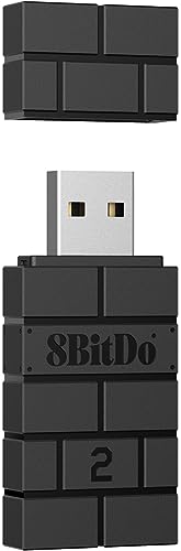 8Bitdo Wireless USB Adapter 2 for SwitchSwitch OLEDWindows PCMac and Raspberry Pifor PS5PS4Switch Pro Controller and More