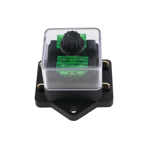 eMagTech 2 Stück 2-Wege-Flachsicherungskasten 6 V 12 V 24 V Flachsicherungshalter Box Auto-Sicherungsblock für Auto Boot Marine Trike (mit 30 A Flachsicherung)