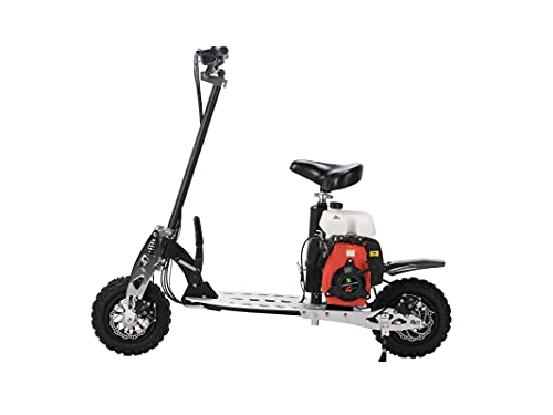 Adult Gas Scooter 49cc Fast Benzin Roller Faltbares Gasrad Mit Sitz 4t Motor Uber Roller Benzin Offroad Benzin Roller Schwarz