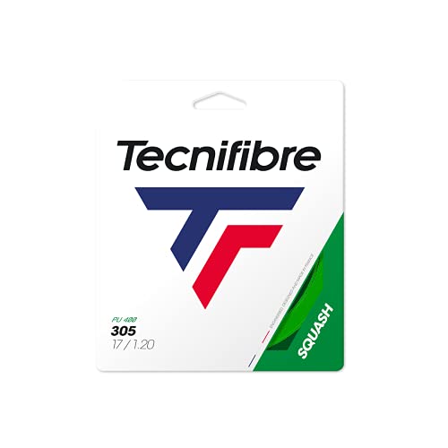 TECNIFIBRE Squashsaite TF 305 SQUASH Green, 1,20mm, 9,5 mtr Garnitur, 122370