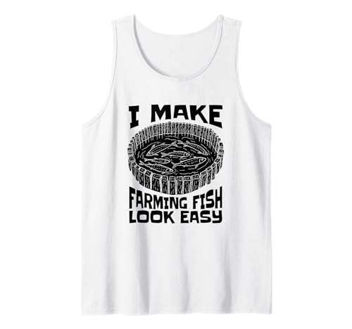 Aquakultur Fischzuchtanlagen - Meeresbiologie Fischzüchter Tank Top