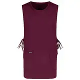 PALLTEX Ampato Überwurfschürze Kittelschürze Damen/Herren Schürze mit Tasche Arbeitsschürzen Verstellbare (Hellgrau)