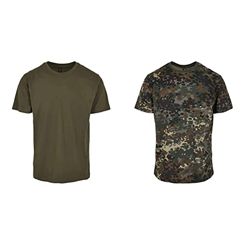 Brandit T-Shirt, Oliv XL T-Shirt, Flecktarn XL