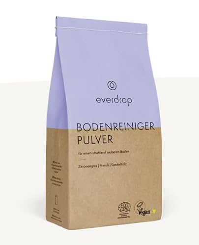 everdrop Bodenreiniger-Pulver für langanhaltend saubere Böden, frei von Mikroplastik