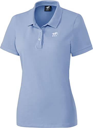 Polo Sylt Poloshirt Kurzarm, sportlich Elegantes Polo für Damen, Polohemd aus weichem Stretch-Piqué, Damenbekleidung, Hellblau, Gr. M