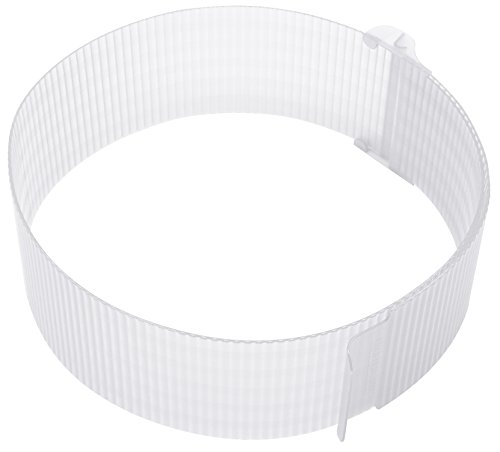 Zenker Tortenring Patisserie, flexibler Profi-Torten-Ring von Ø 15 - Ø 30 cm, verstellbarer Ring für ideale Schicht-Torten, Kuchenring einfach schließen und Öffnen, Menge: 1 Stück, Farbe: transparent