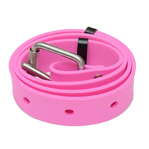 Wanjorlay Silikon Tauchen Schnellverschluss Schnalle Gewicht Gürtel Taille Gewicht Gürteltasche Schnellverschluss Schnalle für Tauchen Freitauchen Angeln Rosa