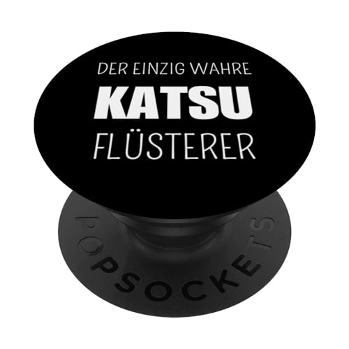 Katsu Lustiger Spruch Japanische Gerichte PopSockets mit austauschbarem PopGrip