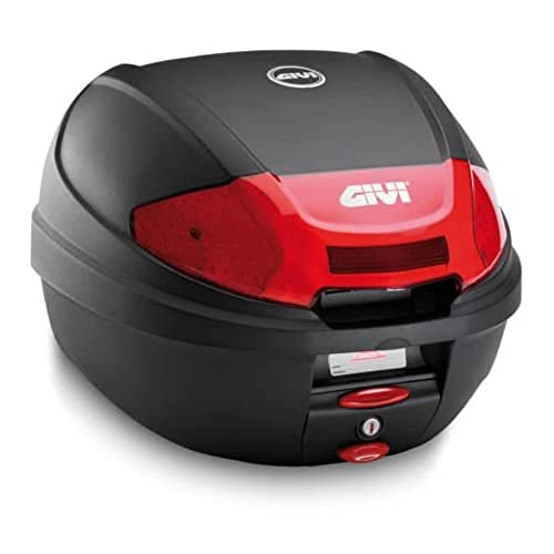 Givi E300N2 E300Monolock Topcase mit neuen Verschluss mit Platte schwarz matt oder Max Zuladung 3 kg