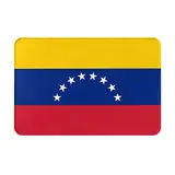 Eingangstürmatte Flagge Venezuelas Door Mat Rubber Bottom Schuhabtreter rutschfeste Doormat 40X60Cm Für Eingang, Küche, Badezimmer