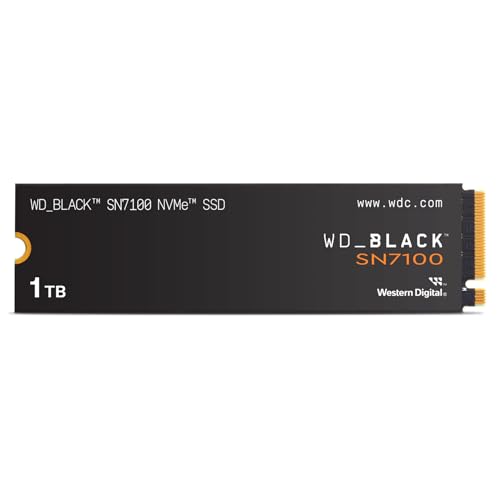 WD_BLACK SN7100 NVMe SSD 1 TB (High-Performance Gaming-Speicher, bis zu 7.250 MB/s Lesegeschwindigkeit, PCIe Gen4, Energieeffizienz) Für Desktop, Laptop & Handheld-Spielekonsolen