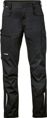 Uvex syneXXo Light Männer Arbeitshose, Lange Bundhose für die Arbeit, Schwarz, Größe 52