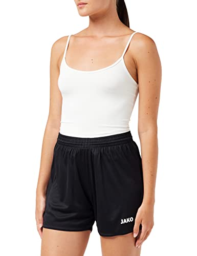 JAKO Damen Manchester 2.0 Sporthose, Schwarz, 34-36 EU