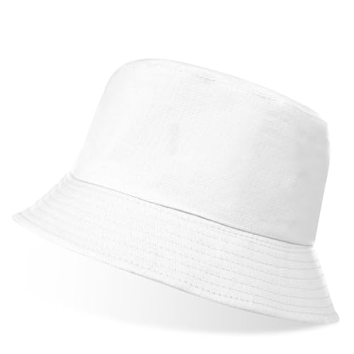 flintronic Fischerhut Bucket Hat, Unisex Baumwolle Smiling Face Hut, Faltbarer Fischerhüte, Outdoor Sommerhut Sonnenhut, Reversibel Freizeithut für Wandern Camping Reisen Angeln