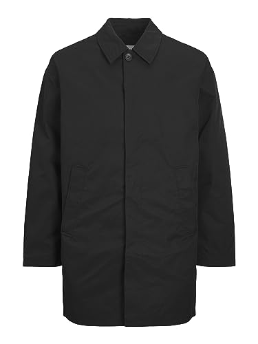 JACK&JONES Herren JJECREASE MAC Coat NOOS Mantel, Black, L